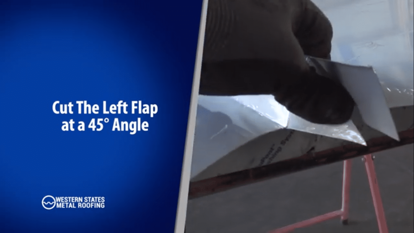 Open Valley Trim Installation On A Metal Roof For An Exposed Fastener Panel